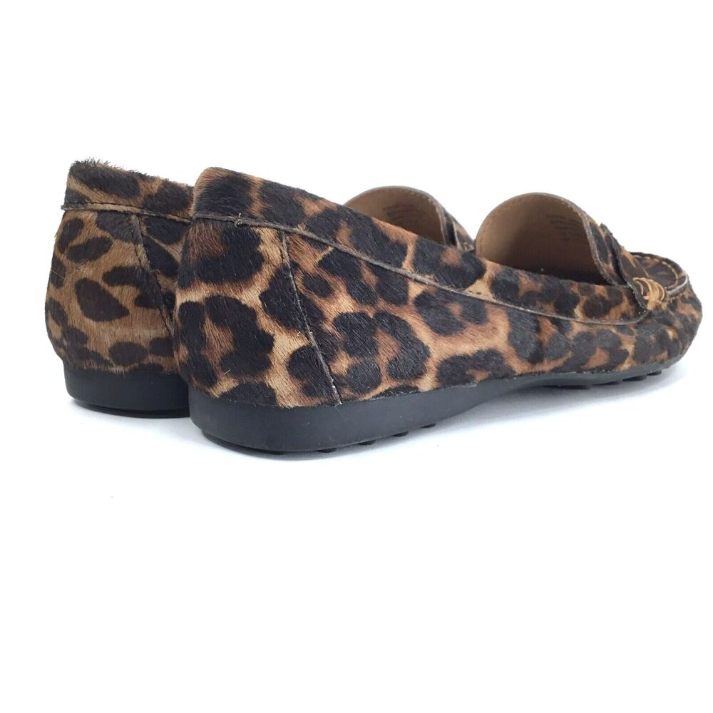 Giani Bernini Dailyn Memory Foam Slip On Loafer Mocs sz 8 Calf Hair Animal Fur - Picture 9 of 13